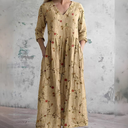 Tiffany - Elegantes Kleid mit Muster für Damen