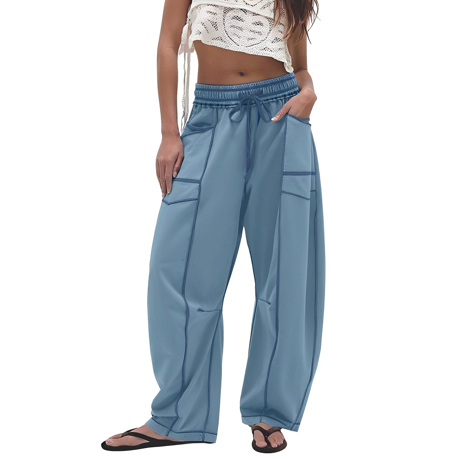 Marianne - Pantalon Ajusté Raffiné