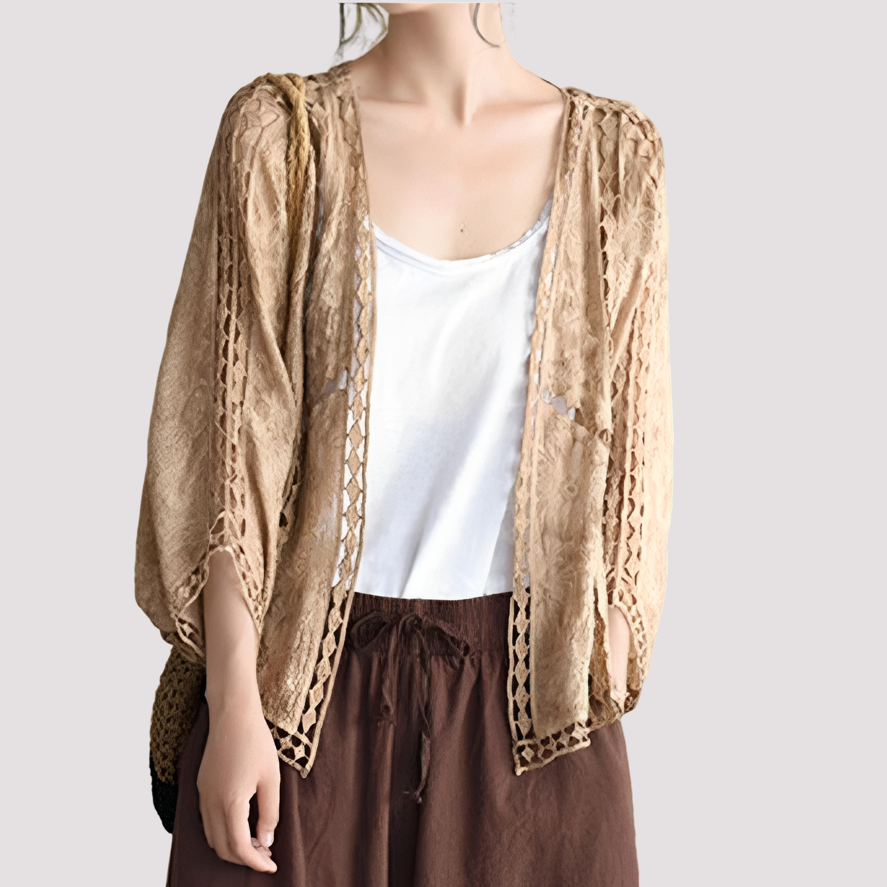 Connie - Cardigans stylés avec découpes pour femmes