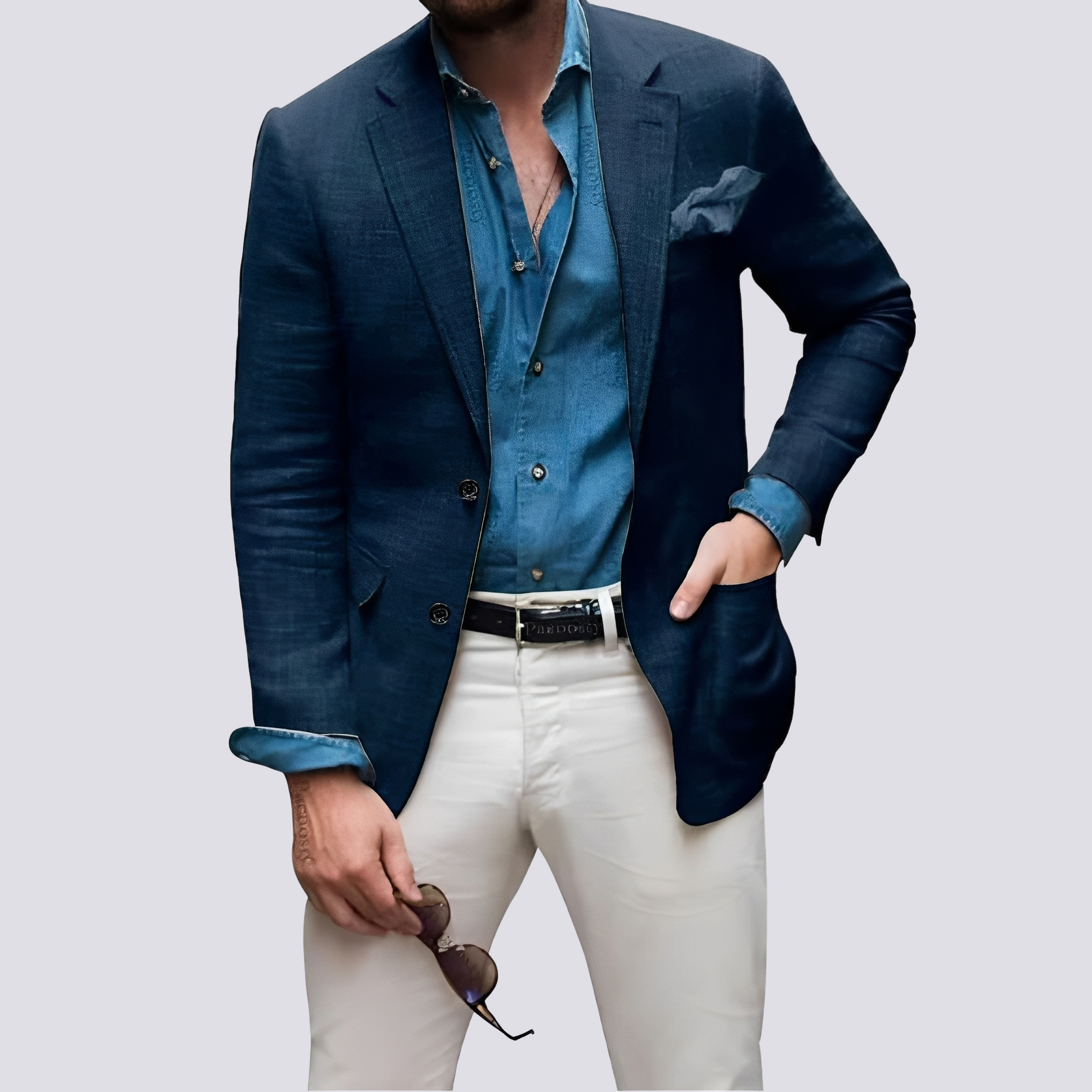Glenn - Veste élégante pour hommes avec boutons