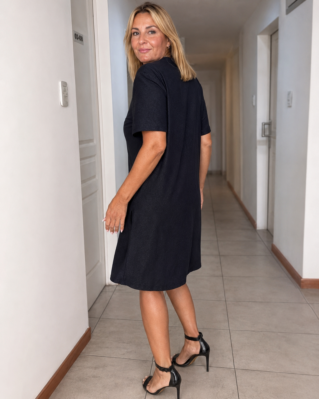 Marcelle - Robe Midi Élégante