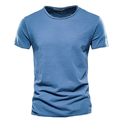 Roderick - T-shirt homme en coton, manches courtes, style relax