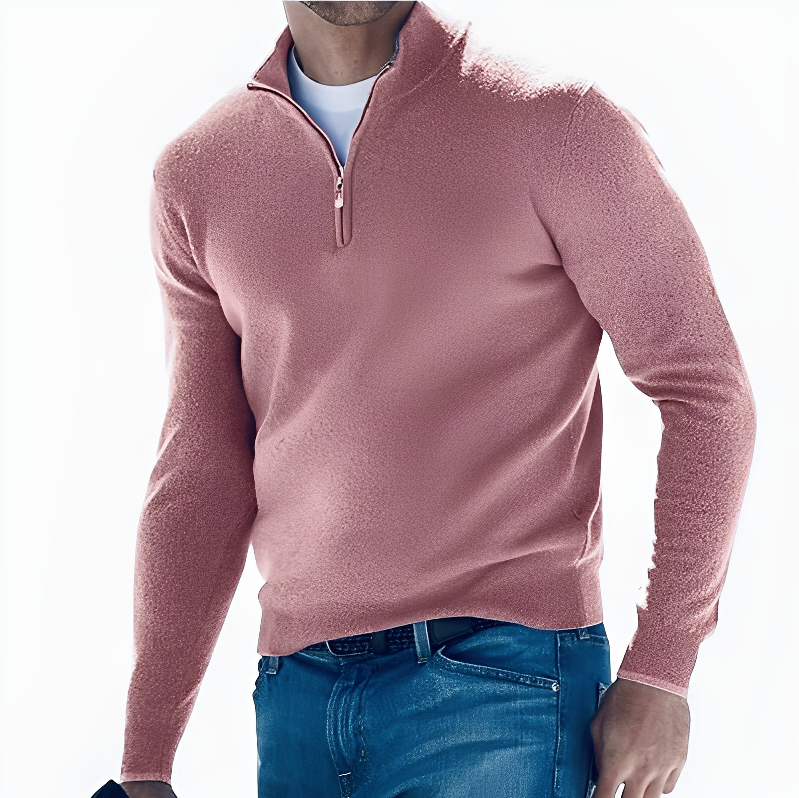 Ralph – Pull homme au style relax avec fermeture éclair