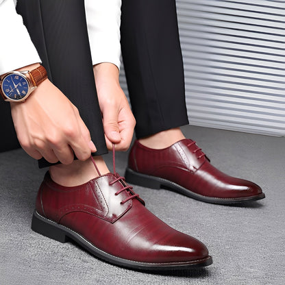 Kendrick - Chaussures en cuir classiques pour hommes