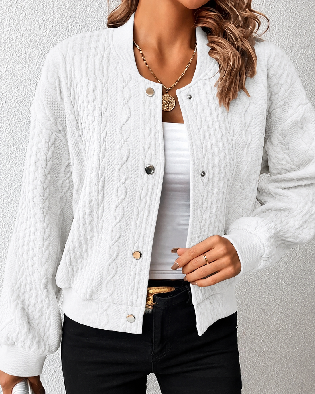 Kymbrea - Cardigan Confortable à Boutons
