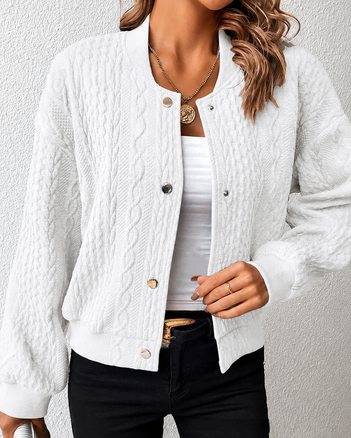 Kymbrea - Cardigan Confortable à Boutons