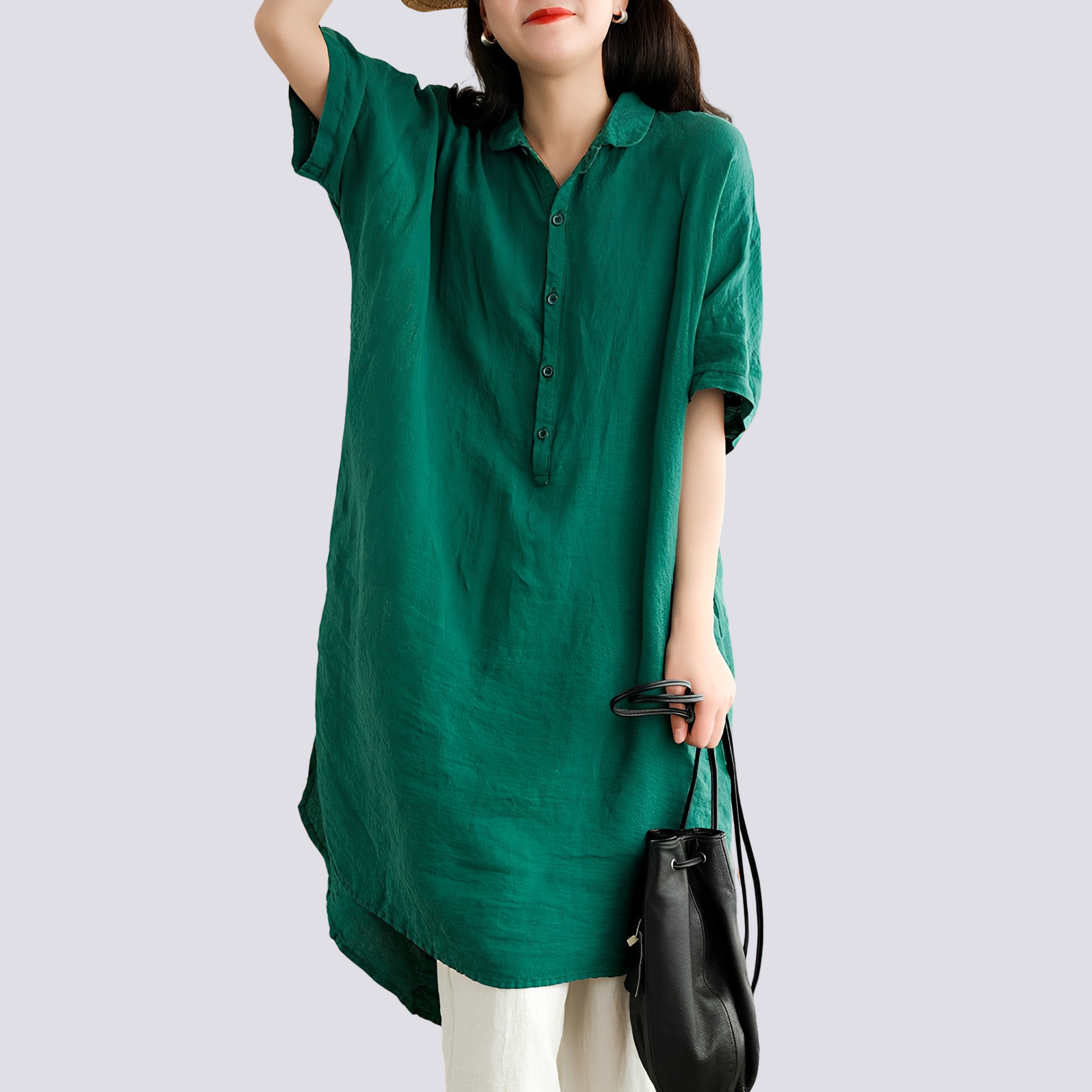 Deborah - Robe-chemise ample et décontractée pour femmes
