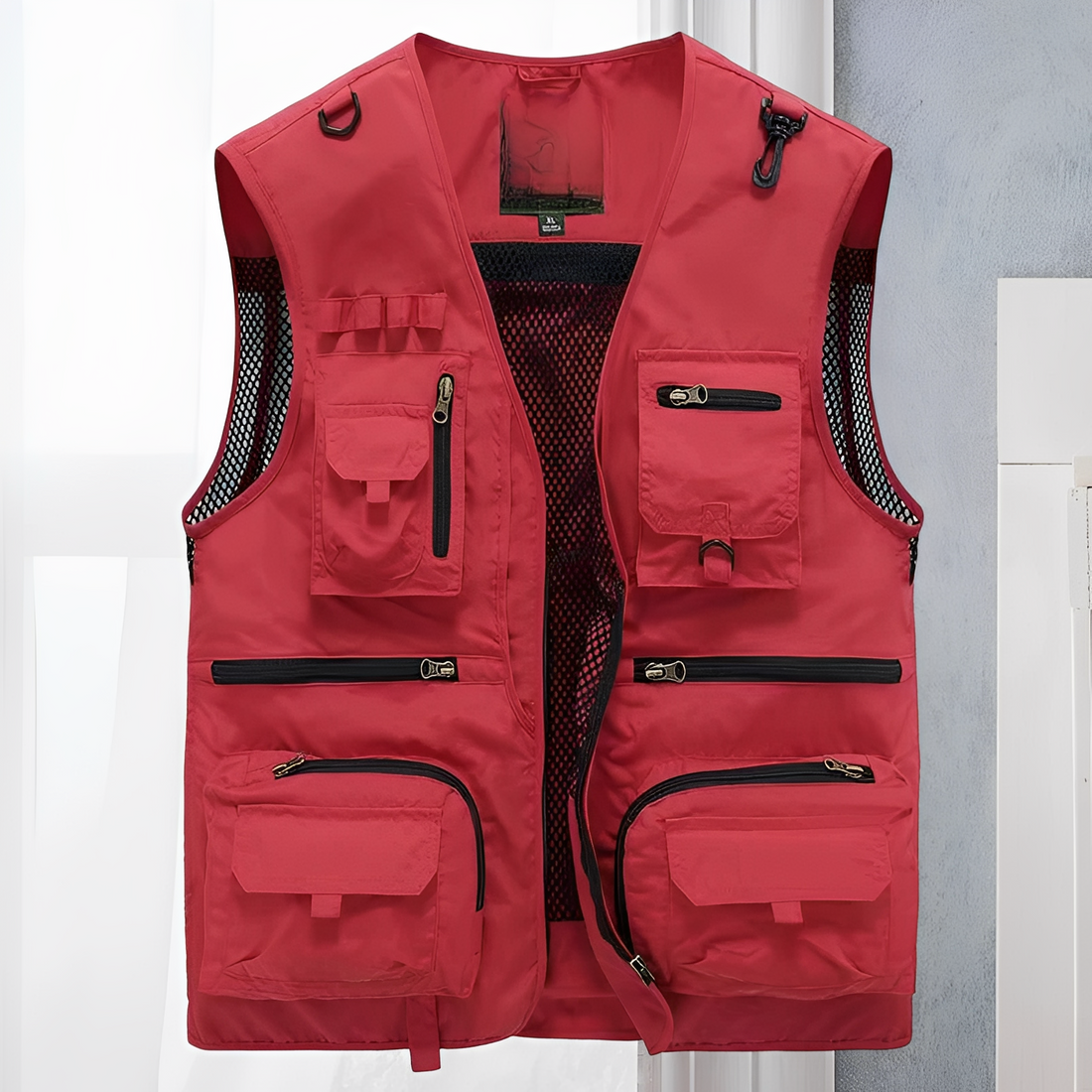 Arlan - Gilet d'été à multiples poches pour homme