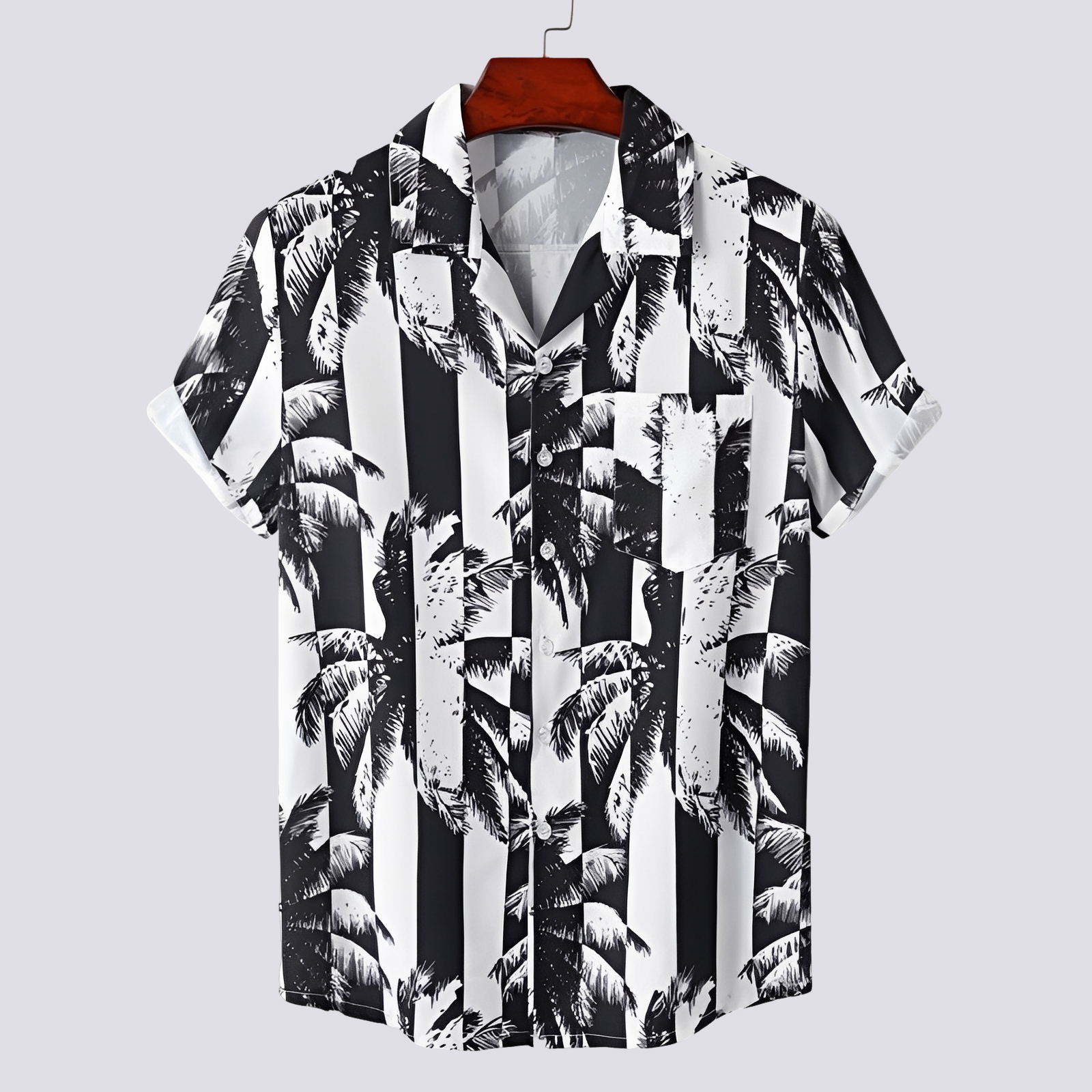 Ronan - Chemise homme élégante à motif hawaïen