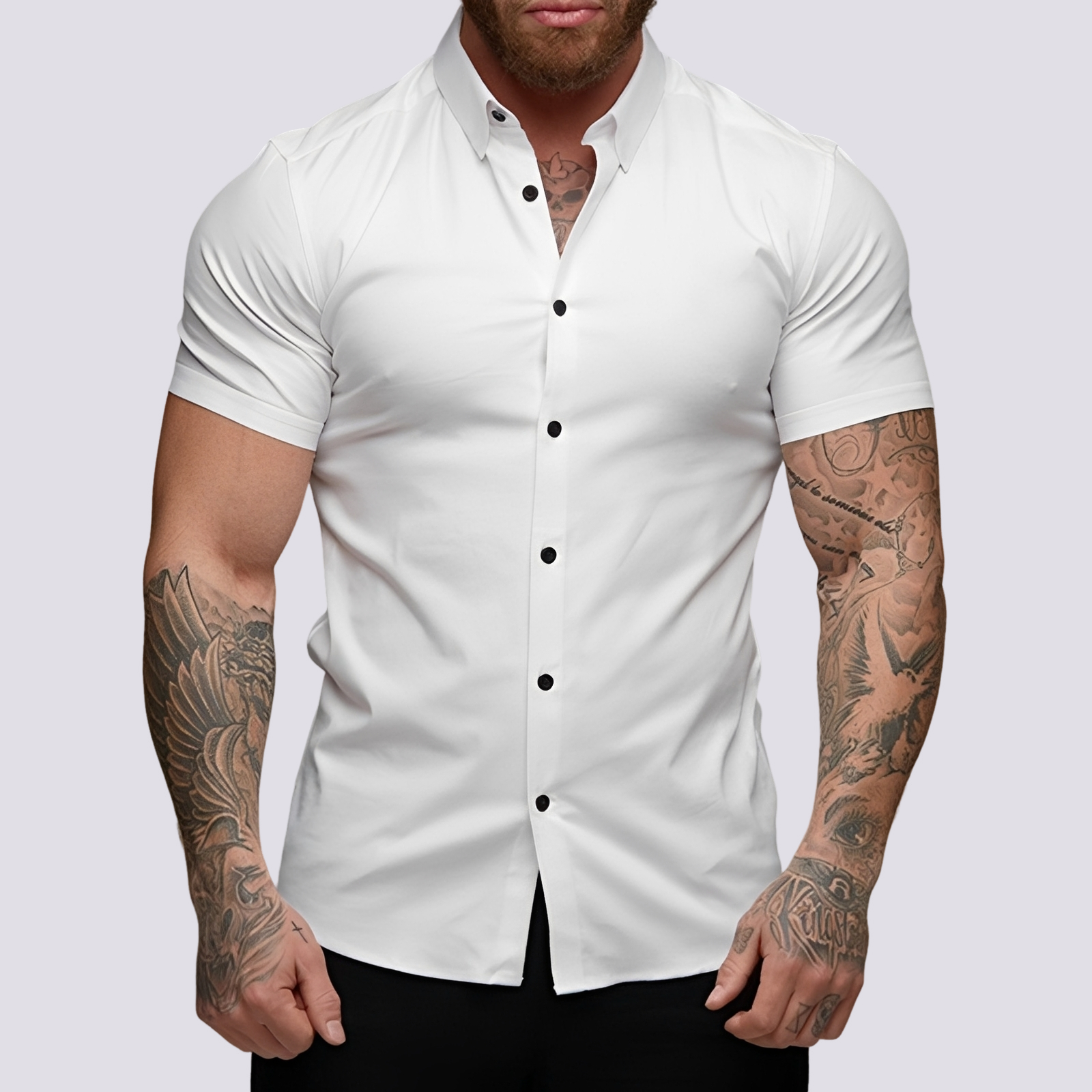 Lukas - Chemise à col ajustable
