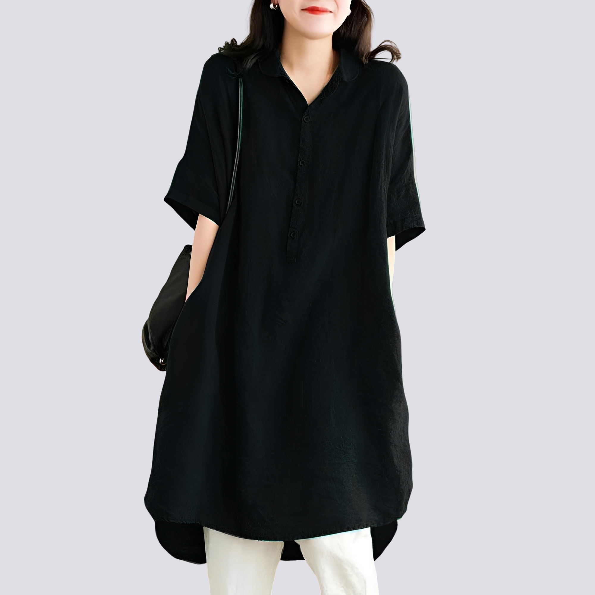 Deborah - Robe-chemise ample et décontractée pour femmes