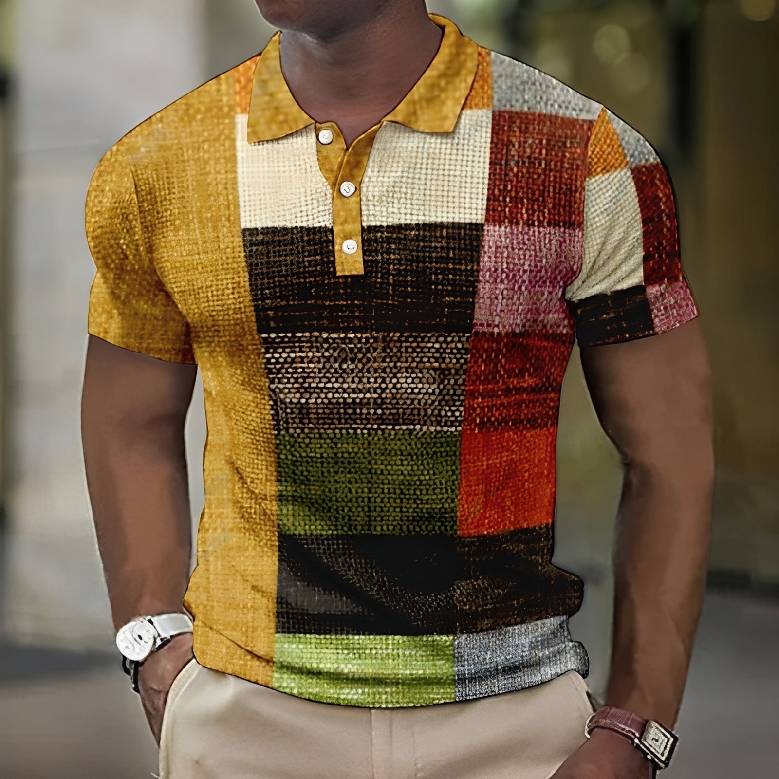 Jimmy - Chemise élégante à imprimés de carreaux