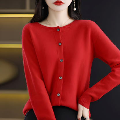 Haydée - Elegant buttoned sweater for women