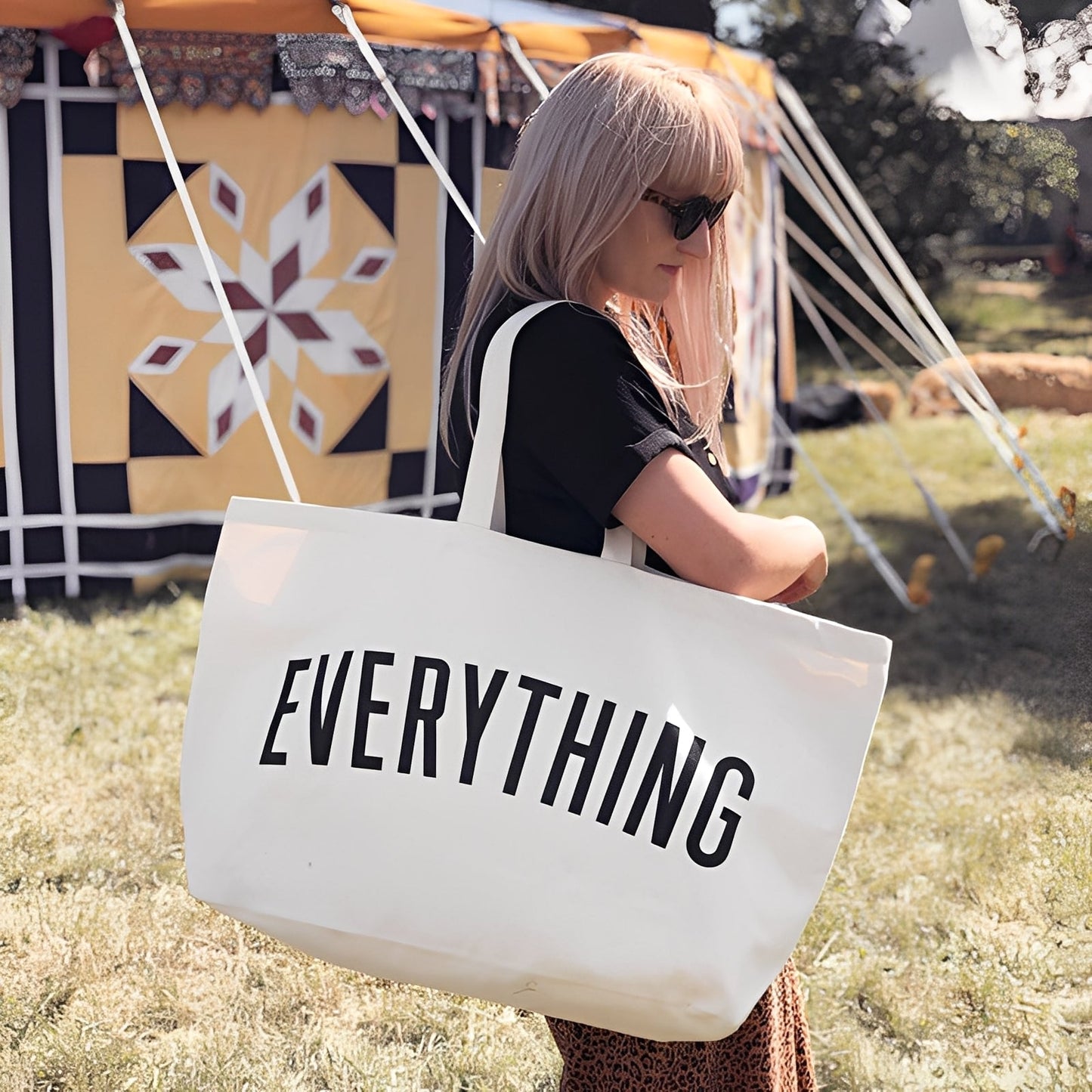 Rowena - Grand sac écolo avec motif pour femmes