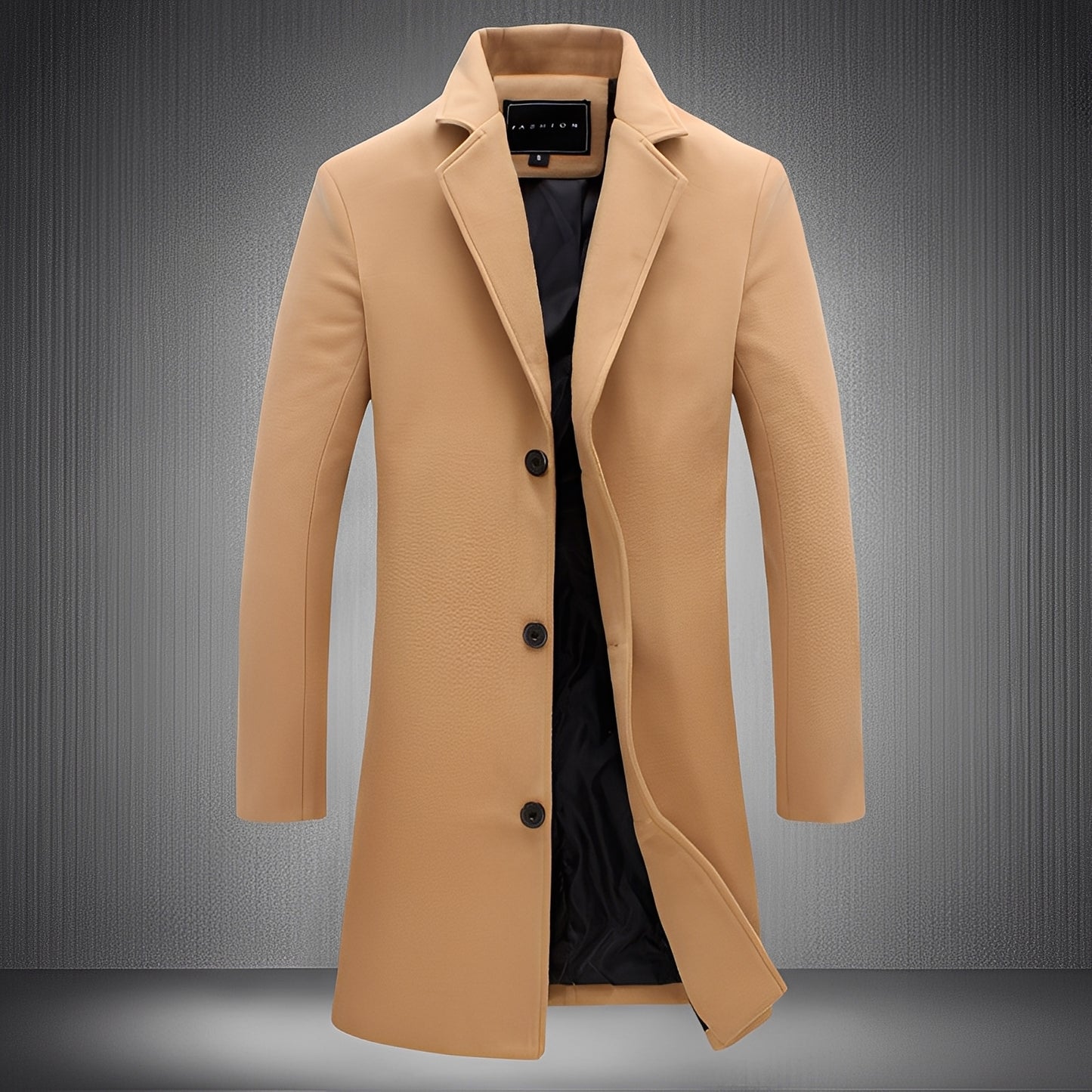 January - Simple and warm winter coat for men