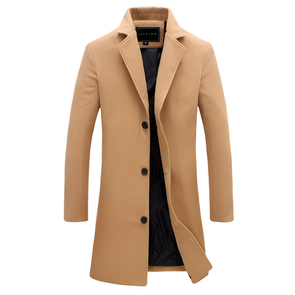 Peyton - Beau manteau d'hiver en laine pour hommes