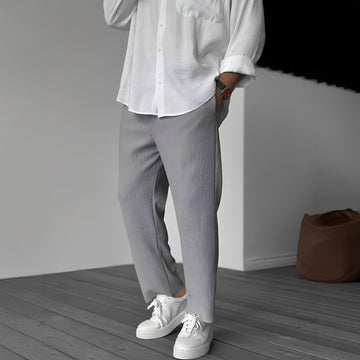 Tristan - Pantalon décontracté droit et ample pour hommes