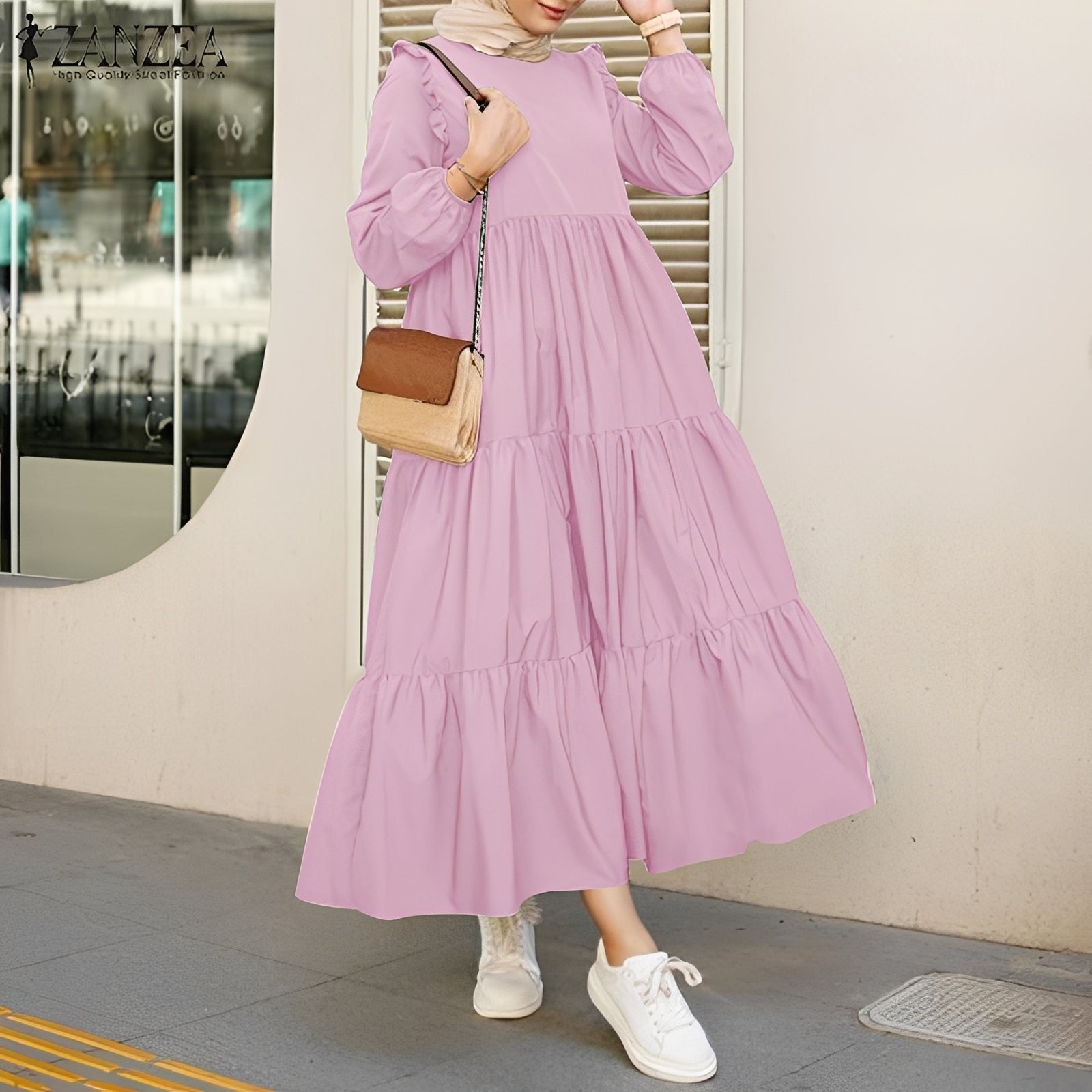 Margaret - Robe Midi Évasée Sophistiquée