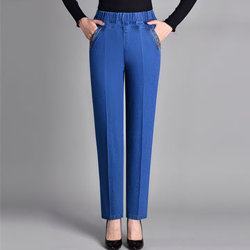 Doriane - Pantalon basique à taille élastique pour femmes