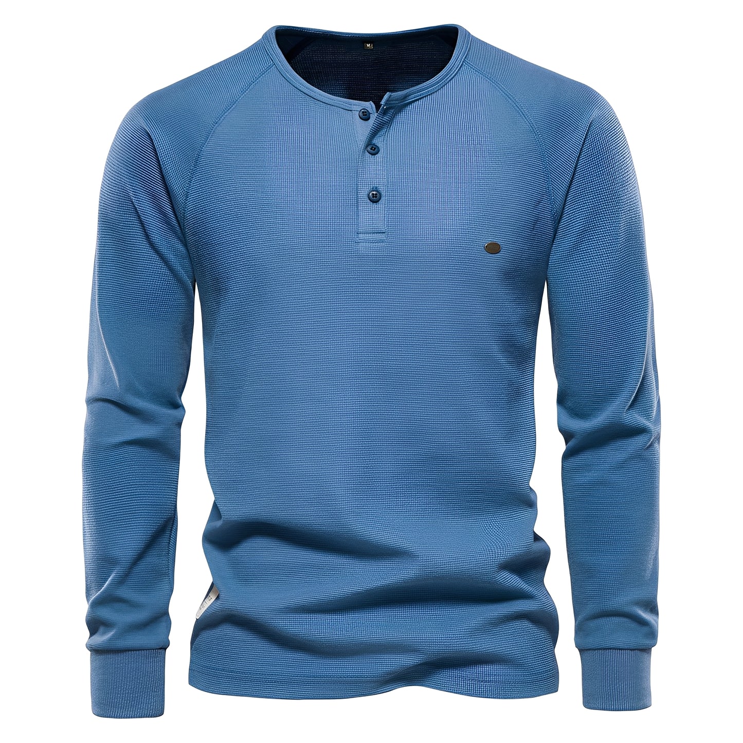 Joachim - Chemise à manches longues en tissu gaufré pour homme