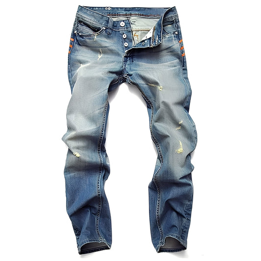 Kaleb - Jeans classiques avec déchirures pour hommes