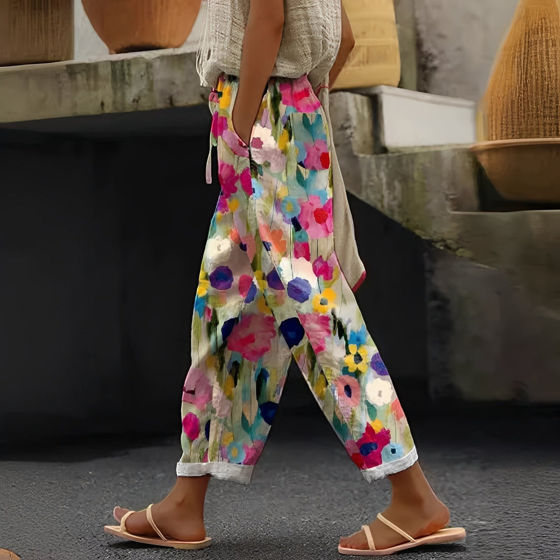 Betty - Pantalon élégant avec poches pour femmes