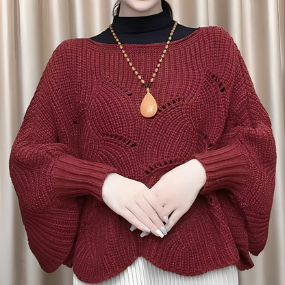 Celestine - Pull thermique pour femmes avec manches amples