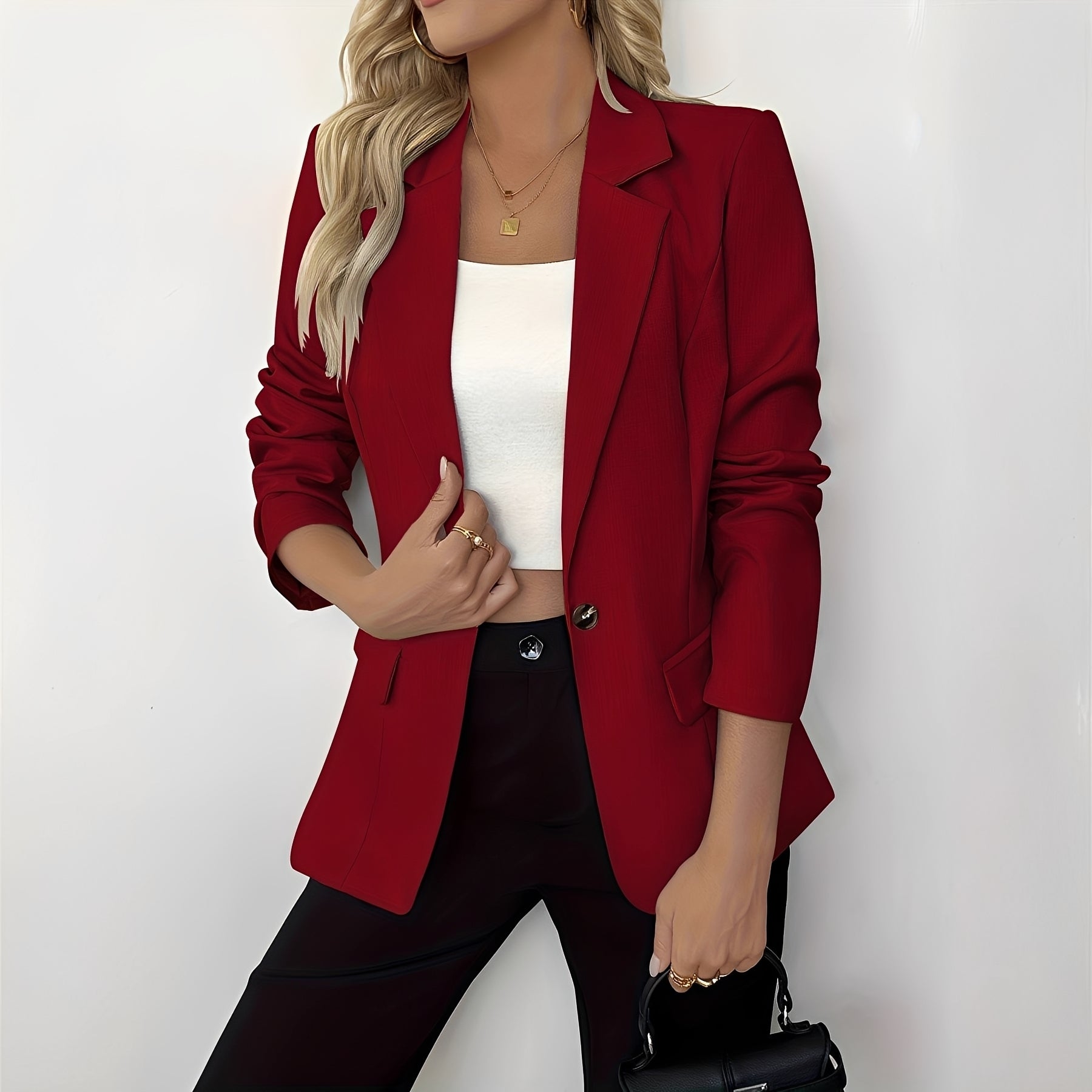 Selina - Blazer chic avec col à revers
