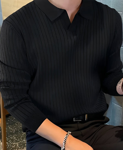 Hector - Pull en maille classique et ajusté pour hommes