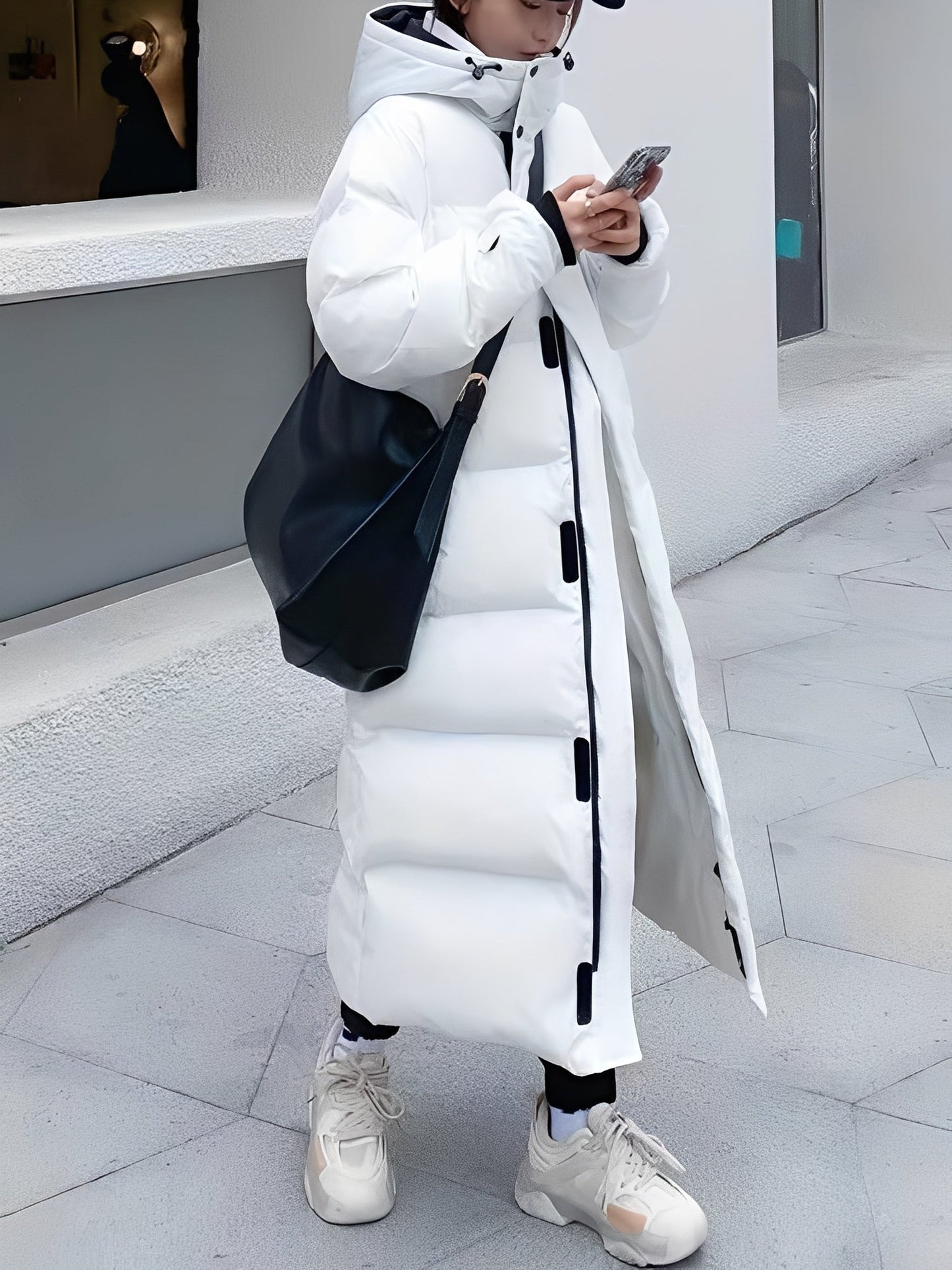 Hazel - Manteau long tendance pour femmes