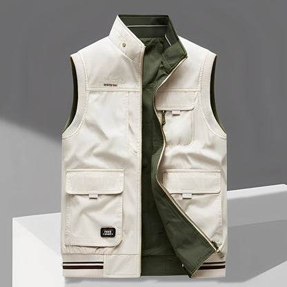 Géraud - Luxusweste mit vielen Taschen für Herren