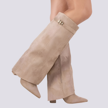 Blair - Bottes Hautes Raffinées avec Revers