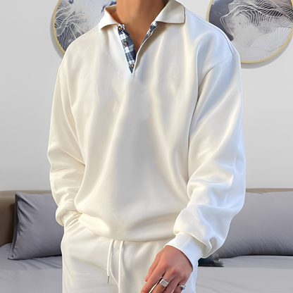 Colsen - Sweat moderne avec zip pour hommes