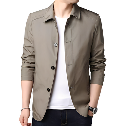 Jarred - Blouson contemporain pour hommes avec boutons et poches