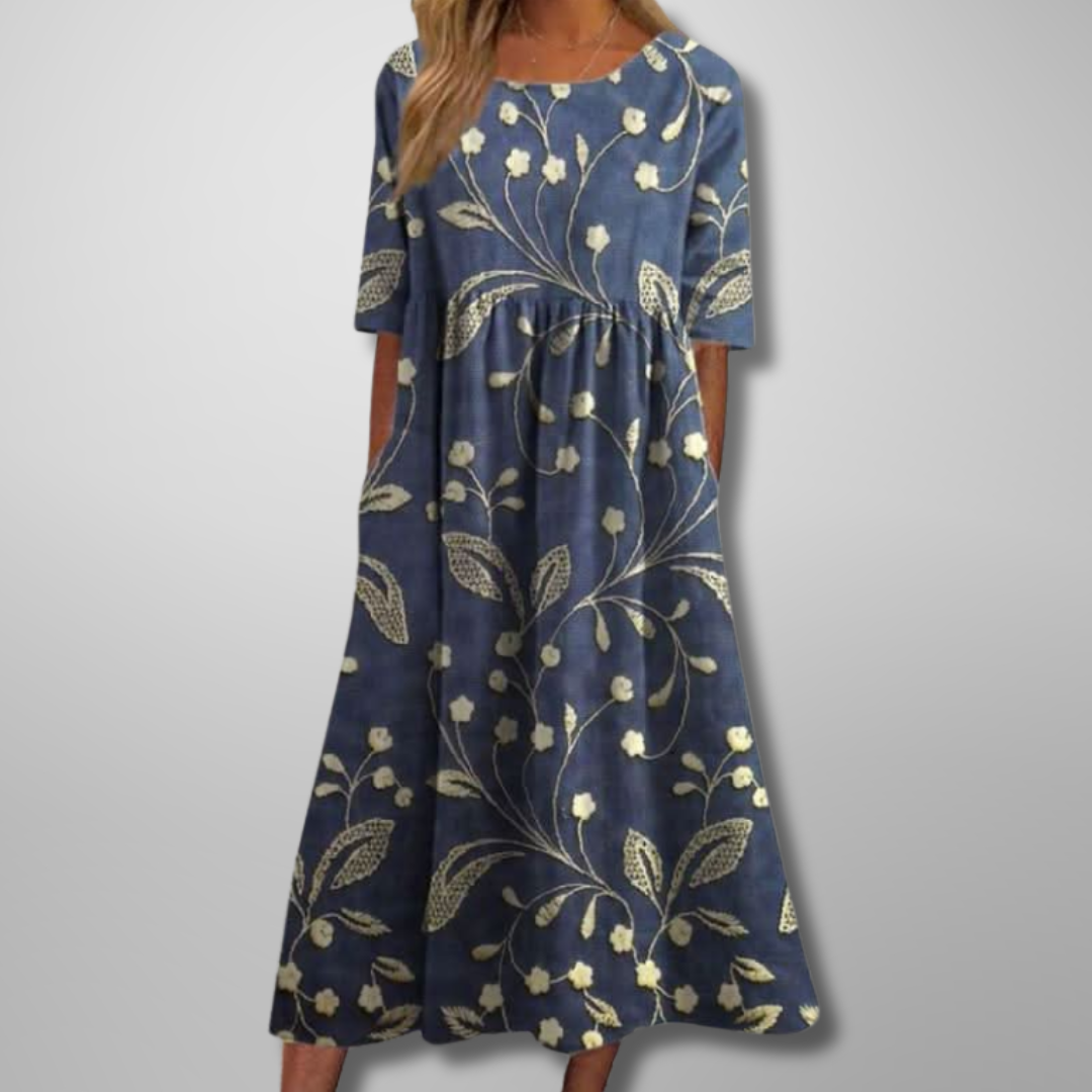Gail – Robe maxi à motifs floraux pour femmes