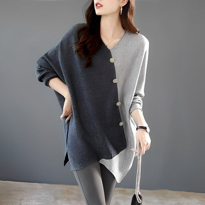 Madilynn - Pull détente avec design patchwork pour femmes