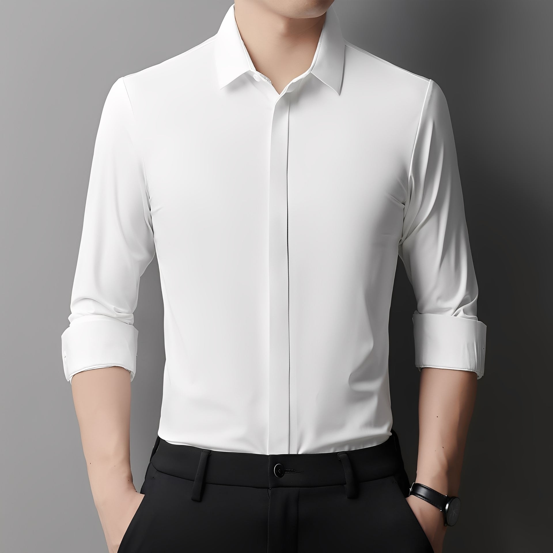 Félix - Chemise stretch infroissable pour homme