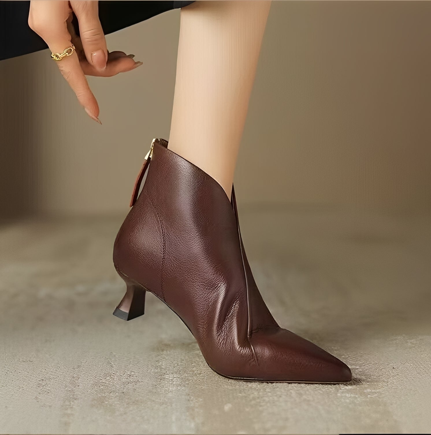 Samira - Bottines à Talons Élégantes