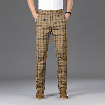 Myers - Pantalon relax à motif carreaux
