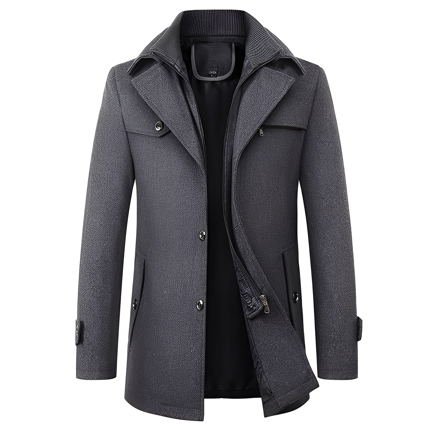 Hubert - Warm and fashionable winter coat for men