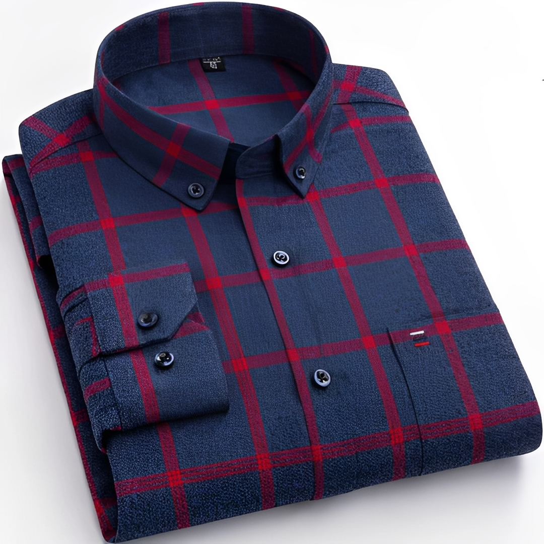 Glenn - Chemise à carreaux tendance pour homme