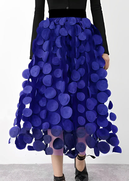 Peaches – Jupe midi à pois style rétro