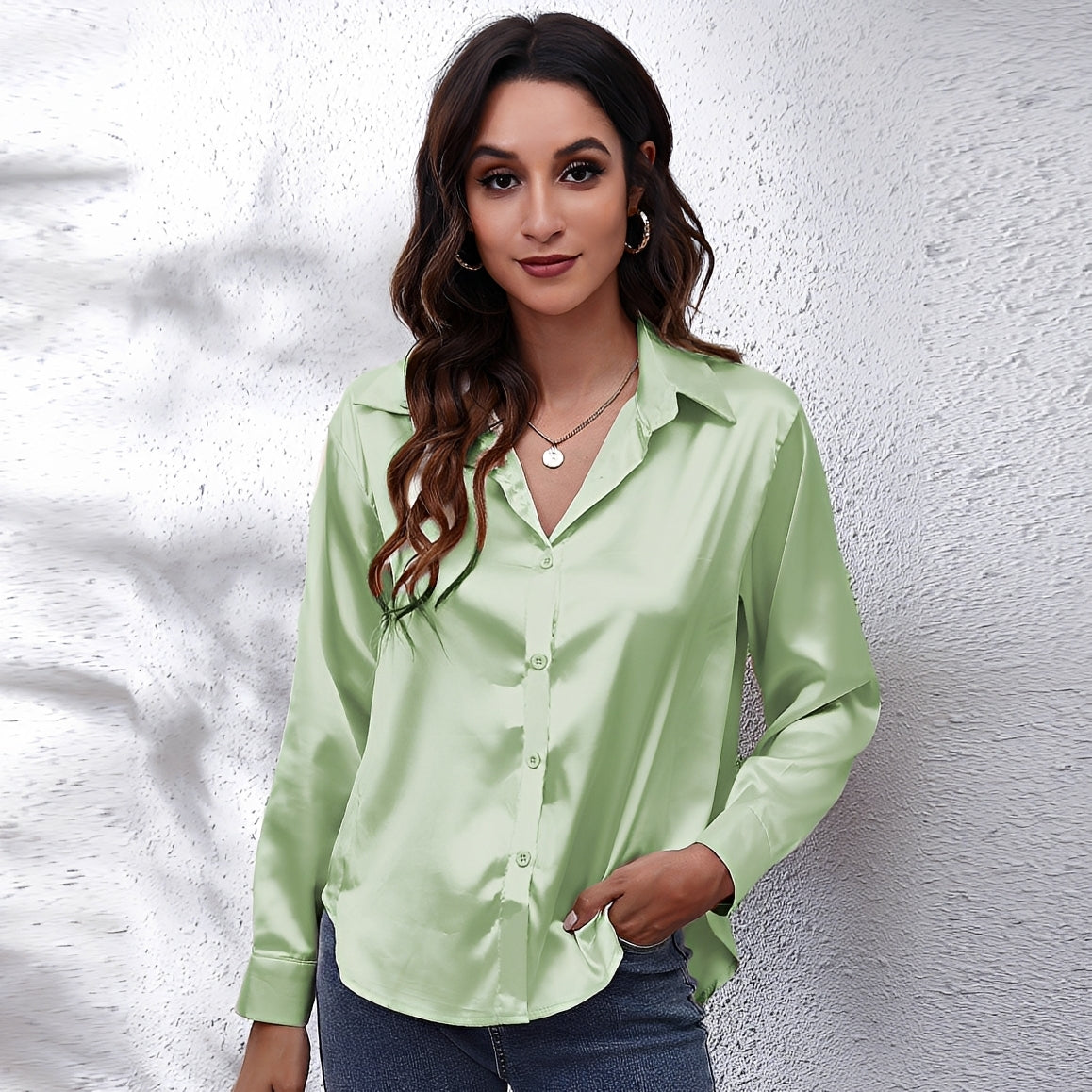 Erica - Blouse moderne à manches longues pour femmes