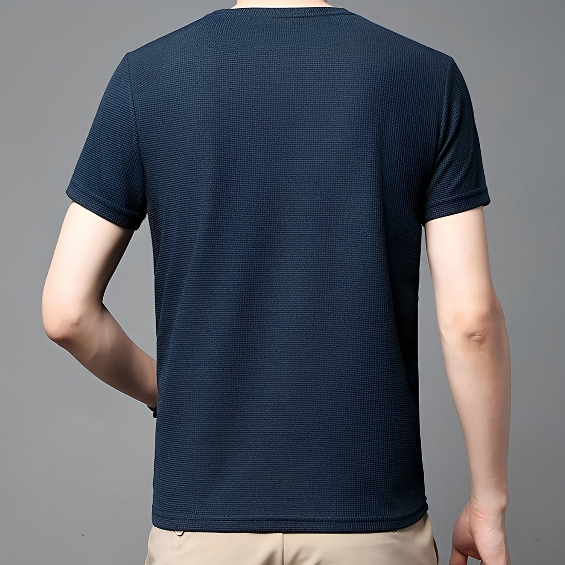 Jed - T-Shirt avec Texture Décontracté