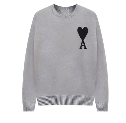 Aurélia - Pull avec cœur brodé pour femme