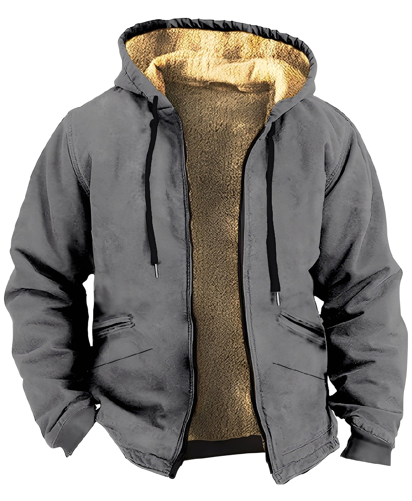 Mervin - Sweat à capuche homme en velours coloré