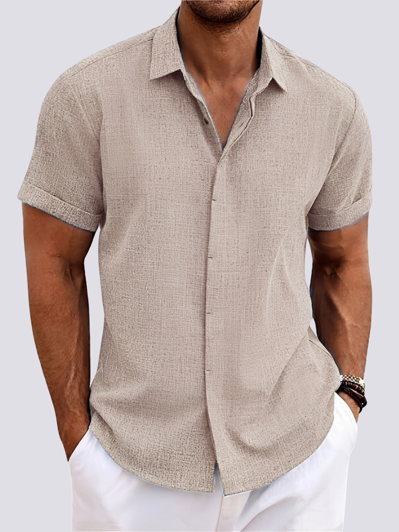Dale - Chemise décontractée et ample pour hommes