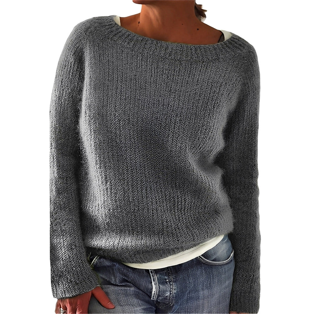 Eljene - Pull chaud en maille pour femme