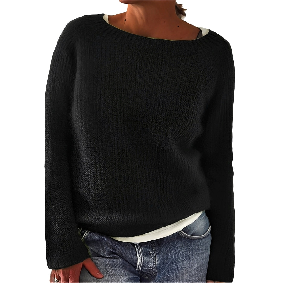 Eljene - Pull chaud en maille pour femme