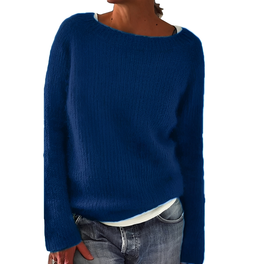 Eljene - Pull chaud en maille pour femme